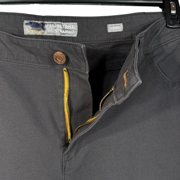 ARIAT Rebar Perfect Rise Womens SZ 20WR Straight Pants Double Front DuraStretch - Picture 4 of 12